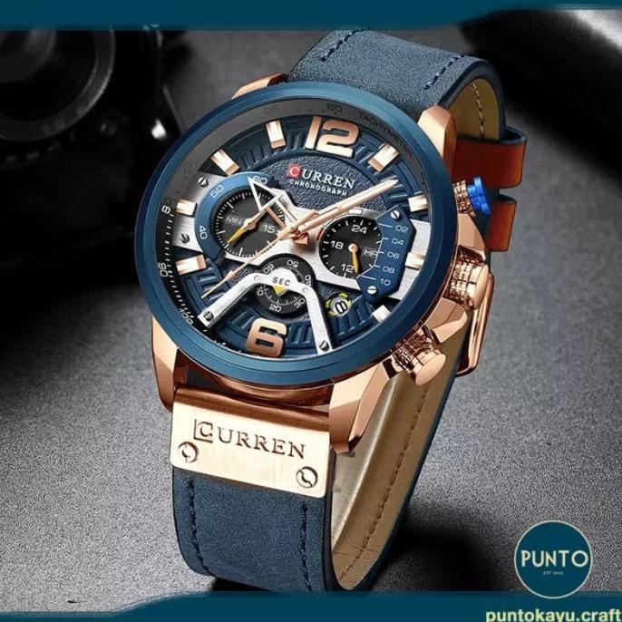 Jam Tangan Pria Curren 8329 Original Garansi Resmi 1Tahun .