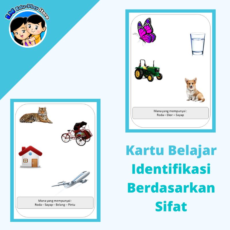 Kartu Belajar ABA VB LRFFC Sifat