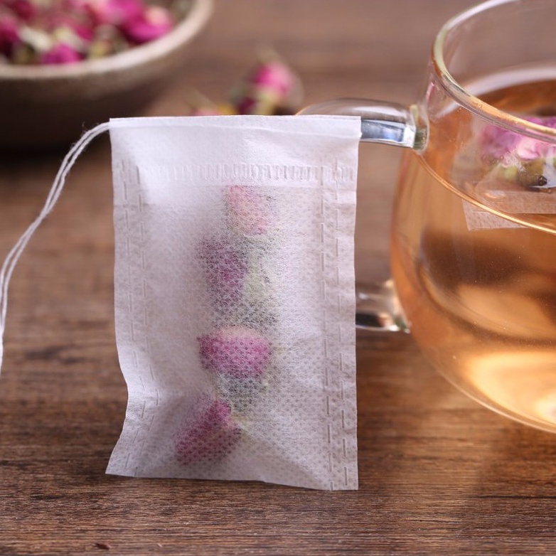 100pcs Kantong Teh Celup Kosong Teabag Herbal || Perlengkapan Dapur Rumah Barang Unik Murah Lucu - T110-5