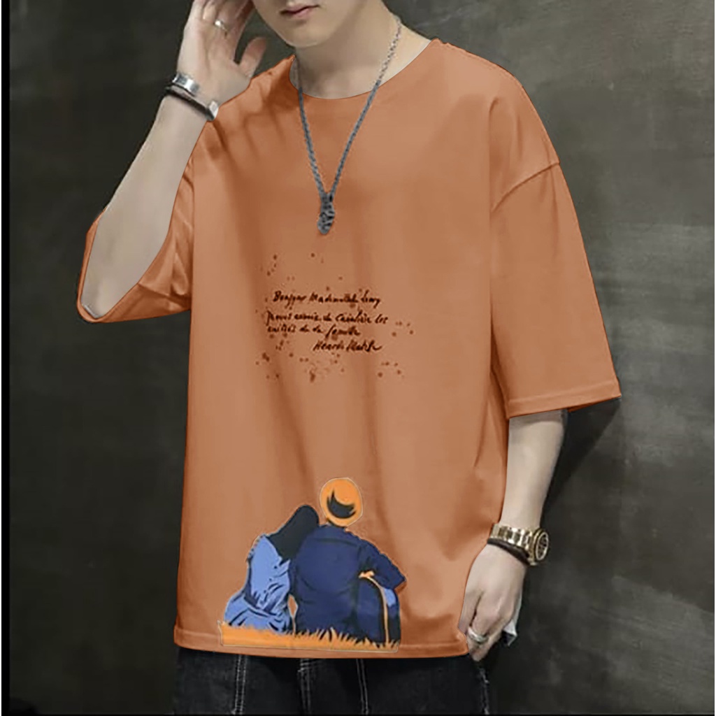 COD t-shirt oversize ML,XL,XXL,3XL kaos distro baju murah kaos keren baju terlaris ditto-covid