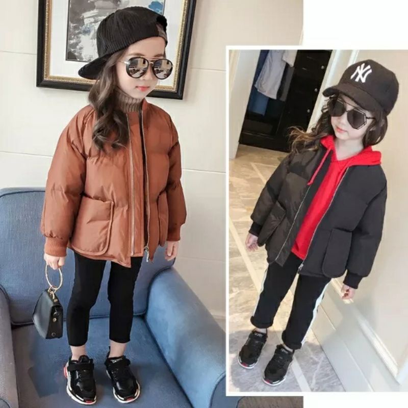 jaket wanita/cewe FUNY perempuan semi kulit  stayle motor-6