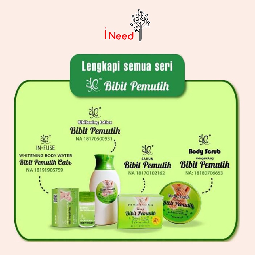 (INEED) [SYB] Sabun Bibit Pemutih / Bibit Pemutih Soap BPOM