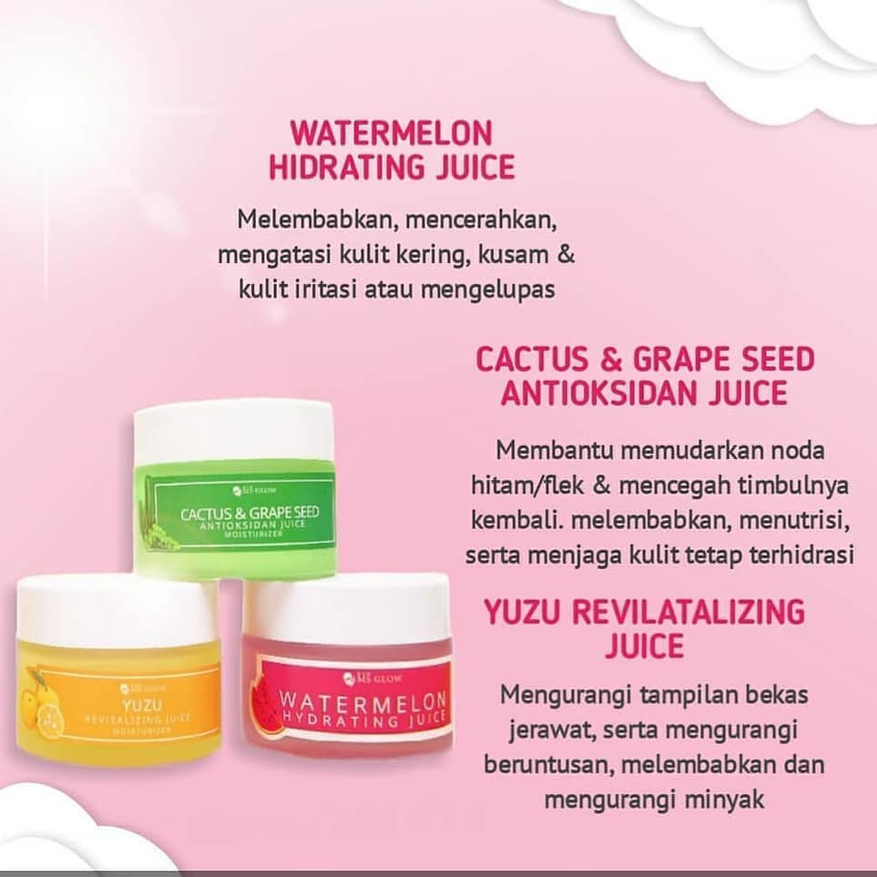 ✦SINAR✦ MS Glow Moisturizing Juice Pelembab Hydrating - Yuzu - Revitalizing