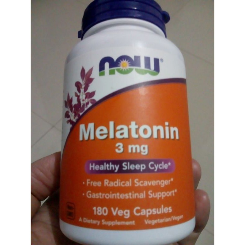 Melatonin 3 mg now (sharing) 10 capsules vitamin susah tidur