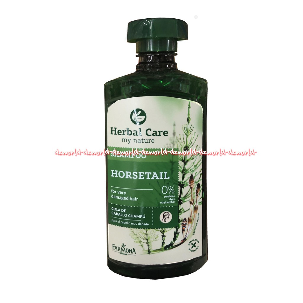 Herbal Care Shampoo Black radish Hosetail Hops Nettle 330ml Herbalcare