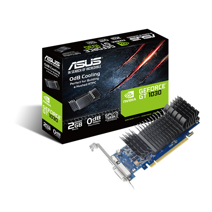 VGA ASUS GeForce GT 1030 GT1030 Silent 2GB 2 GB GDDR5