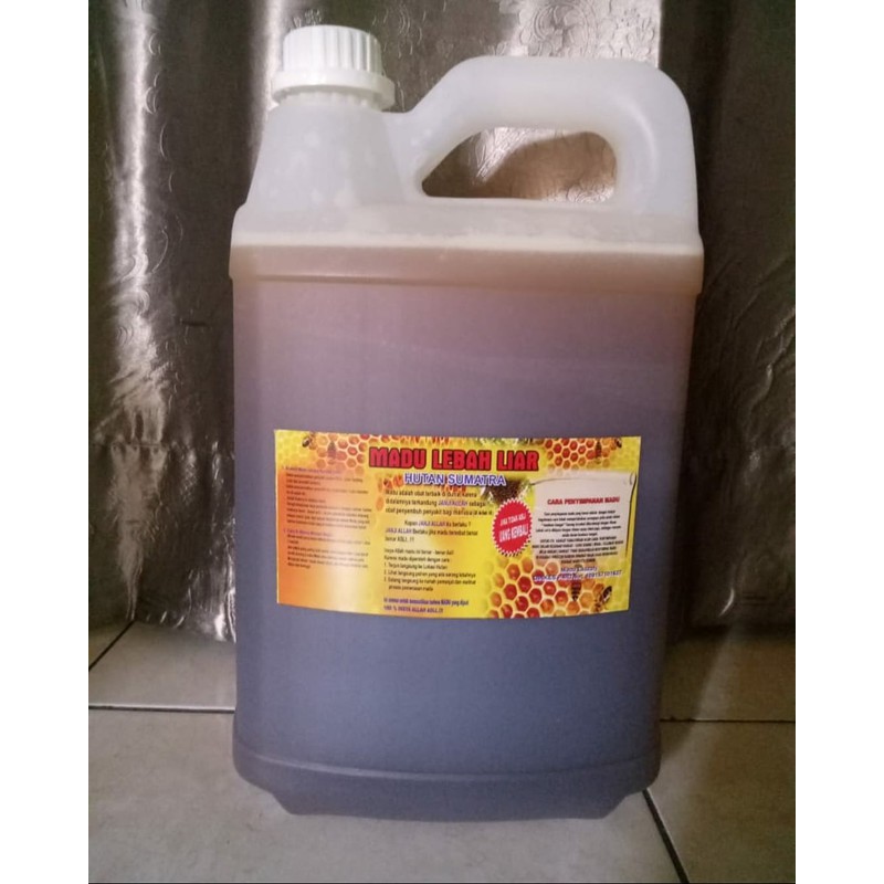 

madu lebah liar hutan sumatra 7 liter