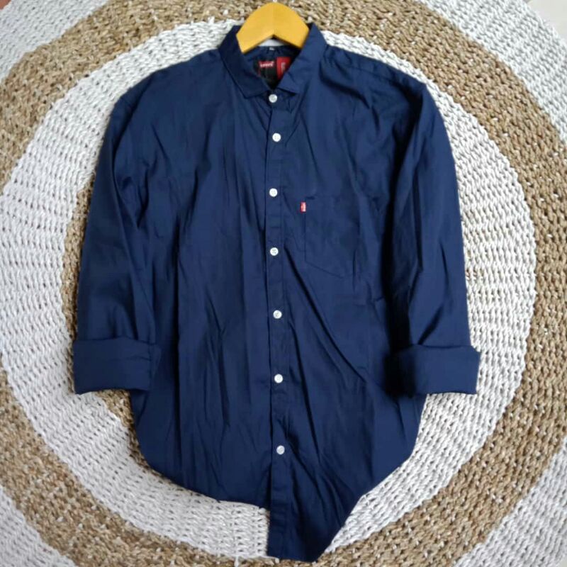 Kemeja Lengan Panjang Polos XXL, XXXL Jumbo Terbaru Kemeja Panjang Casual Jumbo Kemeja polos jumbo kemejaa polos big size pria