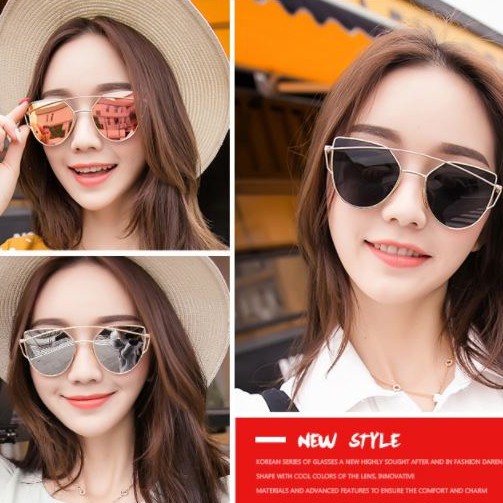 TJM VZ012 Kacamata Fashion Keren Fashion Unisex Sunglasses Lensa Spectacles Style Korea Import