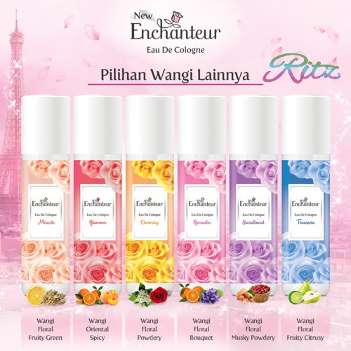 Enchanteur Eau De Cologne 100 ml - Parfum Enchanteur