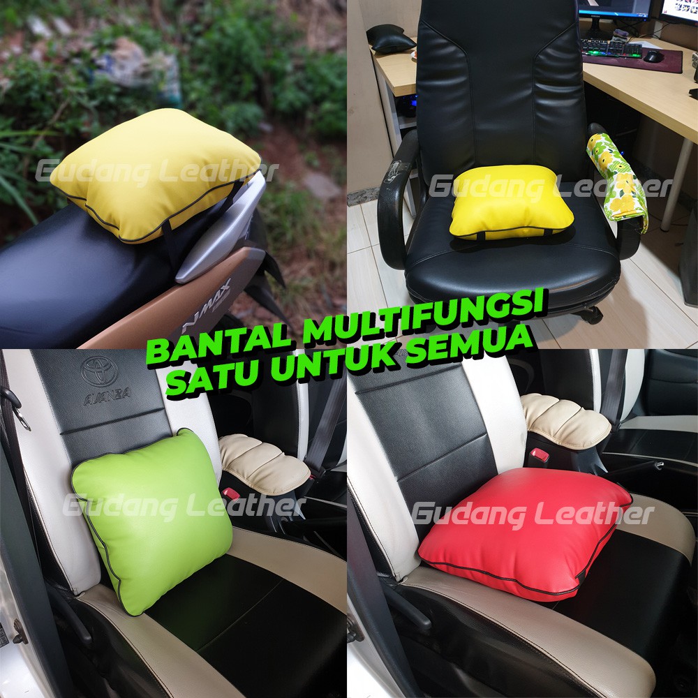 Bantal Motor Anti Air Bahan Kulit Sintetis