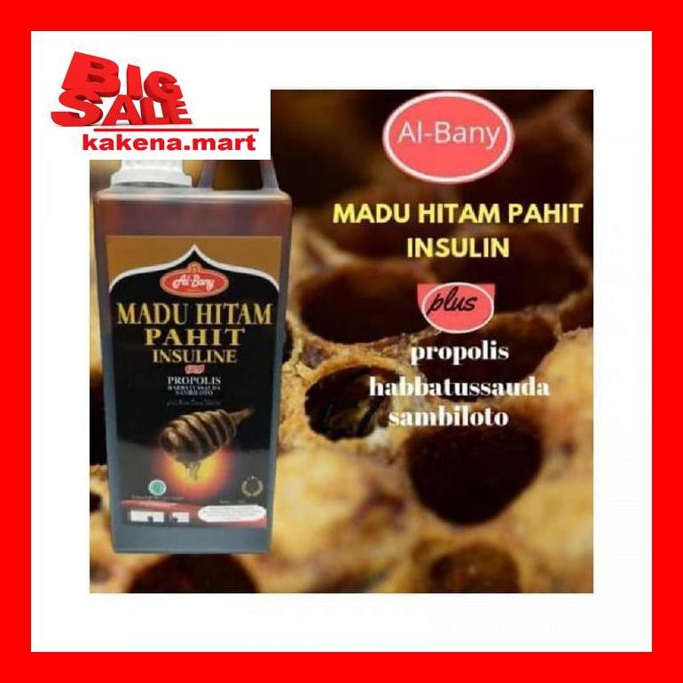 

Kak8Vitxd Madu Hitam Pahit Super Al-Bany Insulin Plus Propolis @1Kg S50K50A
