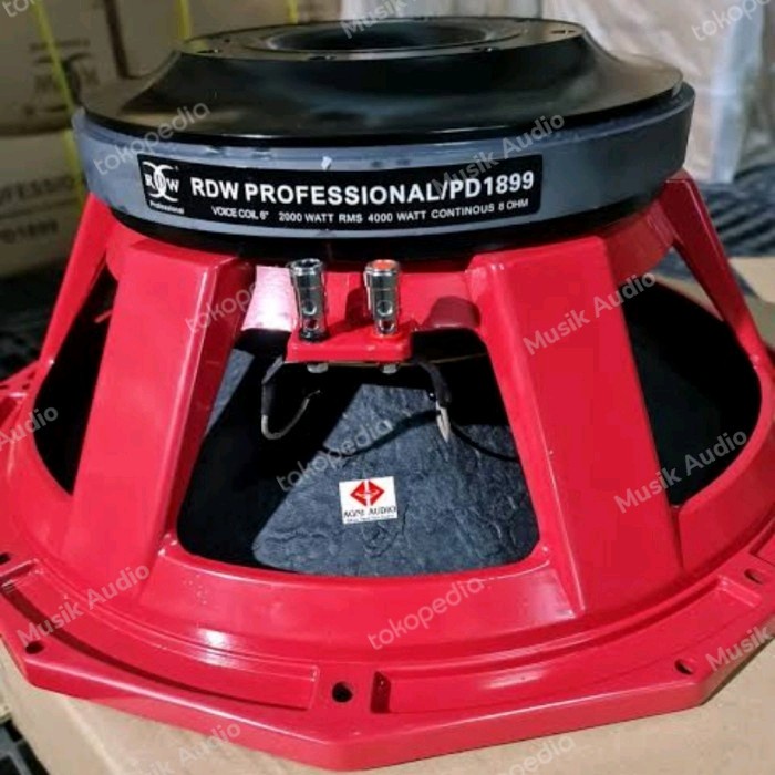 Speaker Komponen RDW 18PD1899 PD 1899 18inch