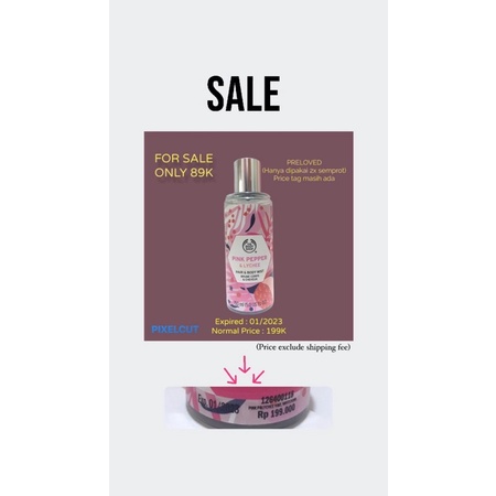 SALE - The Body Shop Hair and Body Mist