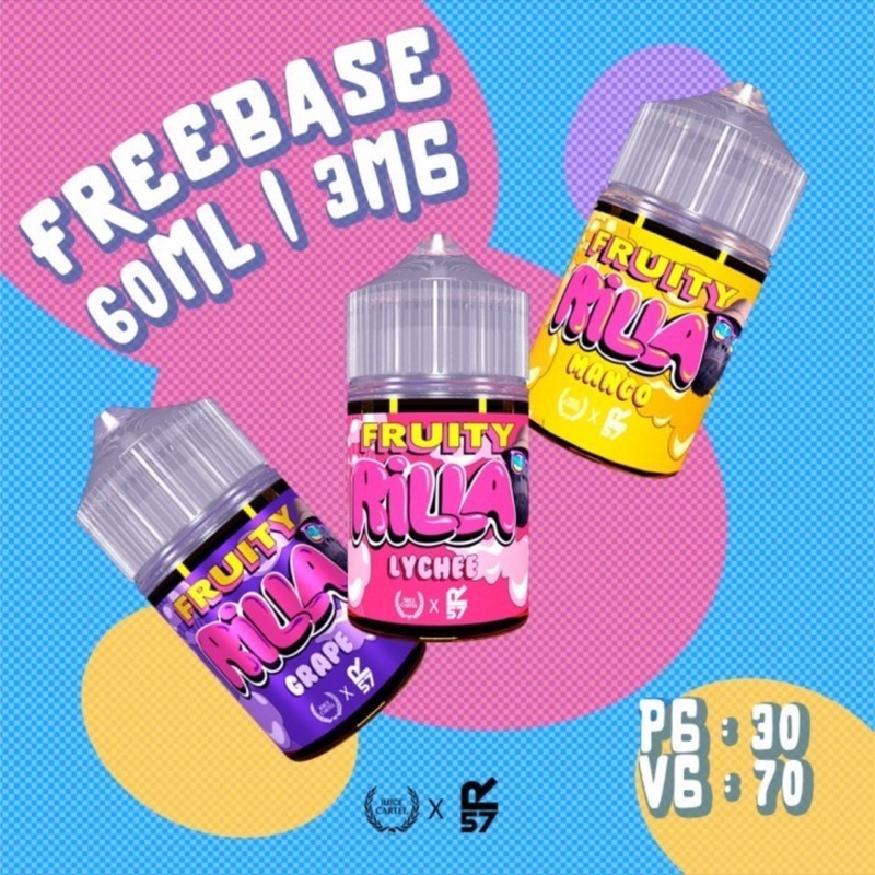 Fruity Rilla Liquid Freebase 60ml