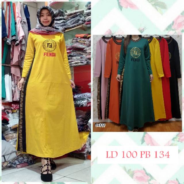 Gamis Fendi / Dress Fendi / Maxi Fendi by Anis Collection