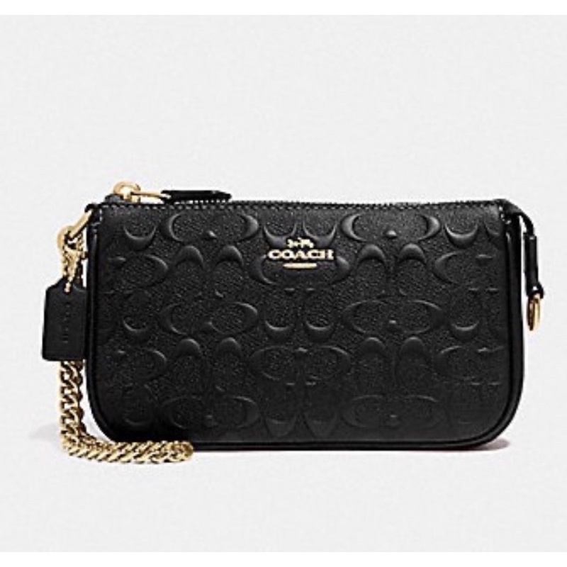 Coach Large Wristlet 19 In Signature Leather (F67567)