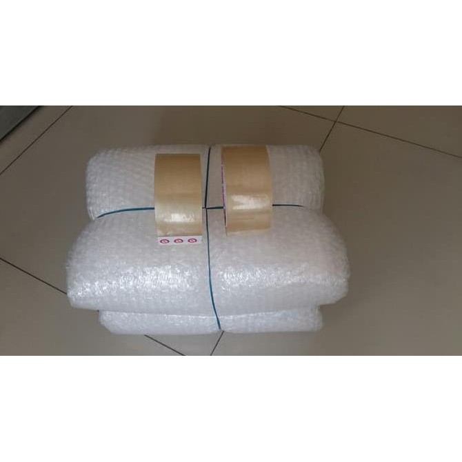 

PAKET BUBBLE WRAP 5M X 125CM + LAKBAN DAIMARU BENING 2PCS CUCI GUDANG