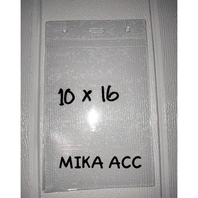 

Plastik Mika Cover Nametag Panitia / ID CARD | Uk 10 × 16 cm ( 100pcs )