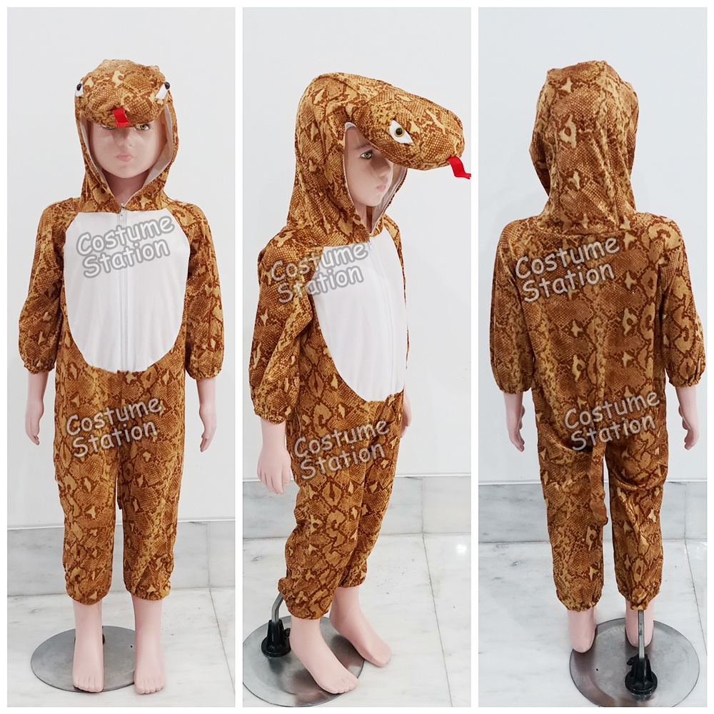 Kostum Onesie Snake Reptile / Costume Ular Hewan Animal Binatang anak