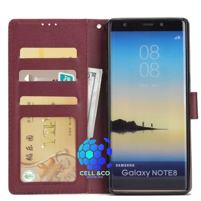 Flip cover SAMSUNG NOTE 8 Flip case buka tutup kesing hp casing flip case leather wallet