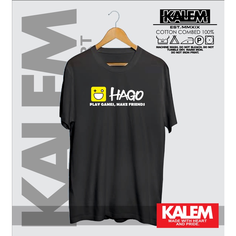 Kaos Baju Hago Kaos Game Hago Logo - KalemClothing