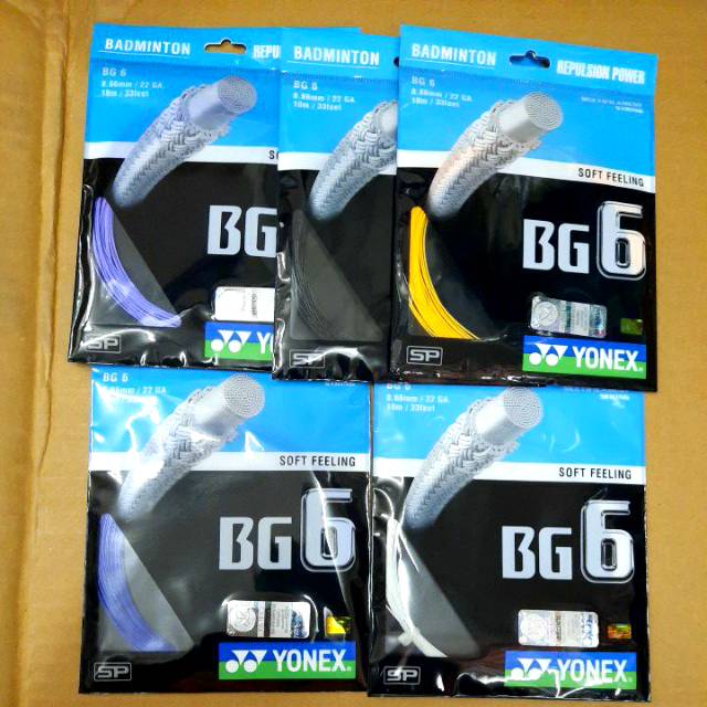 Senar YONEX BG 6 original/senar raket badminton Yonex BG 6 original