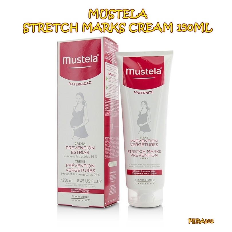 PERA102 MUSTELA STRETCH MARKS CREAM 150ML MEMUDARKAN STRETCH MARK exp bln 10 2023