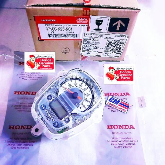 Speedometer spidometer new scoopy fi esp led 2017  2018  2019 ring velk 12 asli HONDA 37100-K93-N01