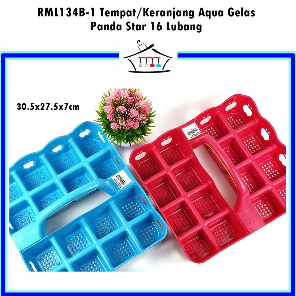 Tempat/keranjang Aqua Gelas Panda Star 8 Lubang/12 Lubang/16 Lubang