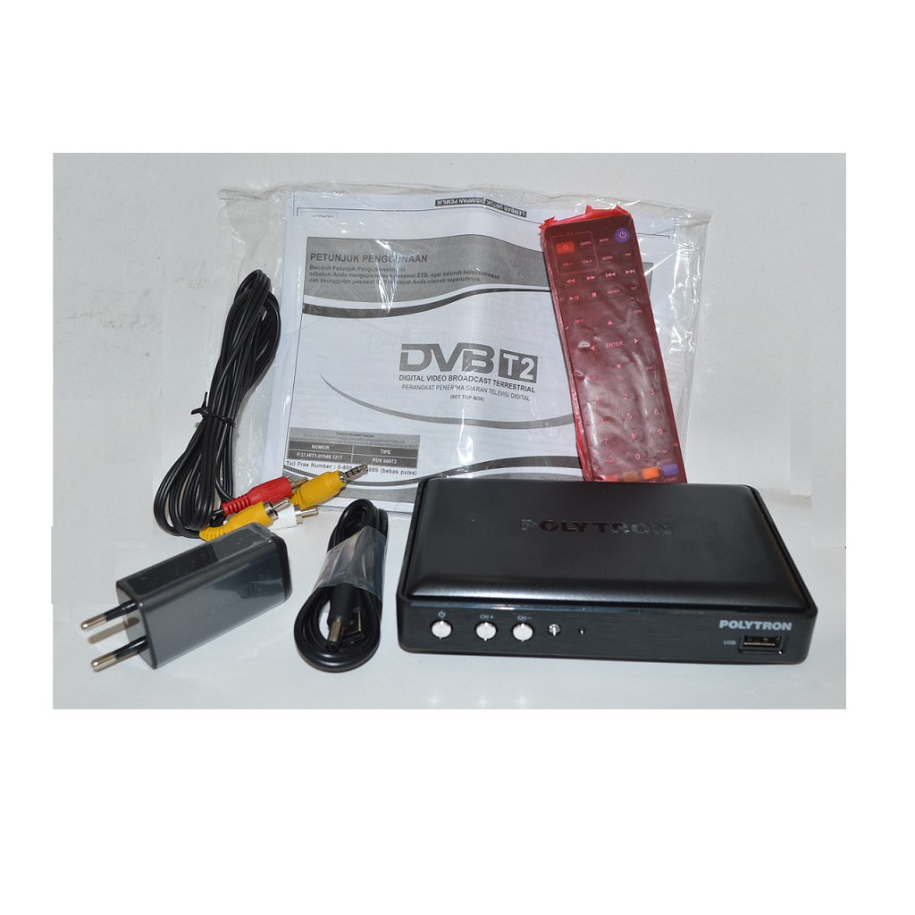 Set Top Box Dvbt2 Polytron Garansi Resmi 1 Tahun Paling Murah Not Incl Antena Tv Digital Shopee Indonesia