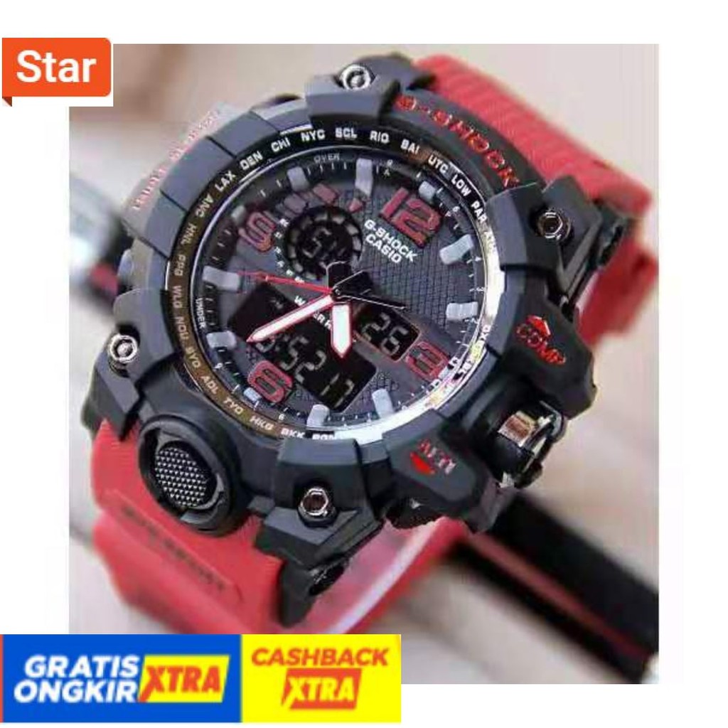BEST SELLER  - ANTI AIR IMPORT HITAM PUTIH POLOS / J-CS-01 PROMO ANTI AIR RUBBER JAM TANGAN PRIA