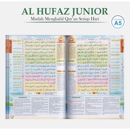 Alquran Al Hufaz Junior A5 Quran Hafalan Mudah Setiap Hari REGULER