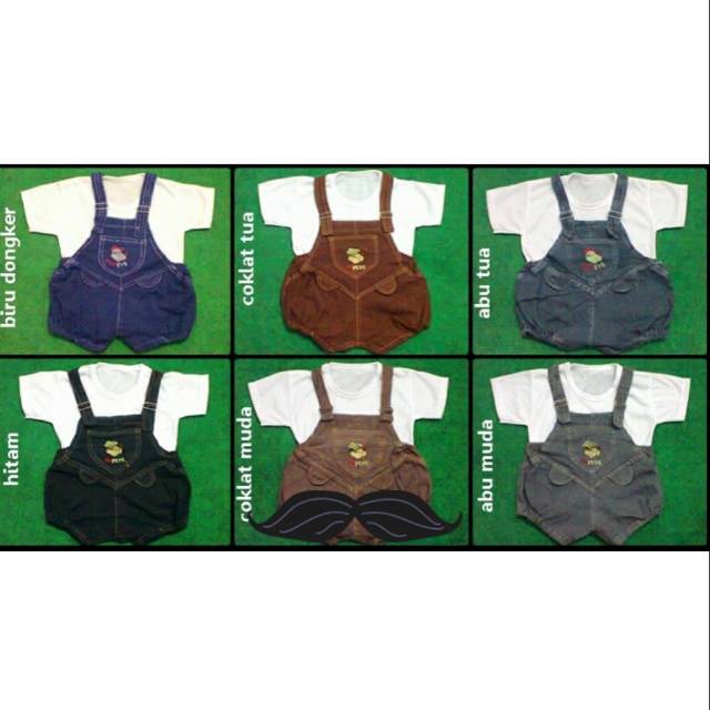 Dijual murah Celana kodok bayi / baju kodok bayi / Overall jeans bayi / baju bayi / baju anak