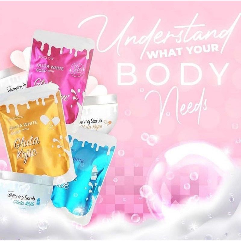 body scrub & soap ms glow