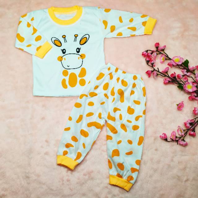 Pakaian Bayi Size 0-12bulan / Piyama anak / Baju Tidur Bayi / Setelan Anak Lengan Panjang