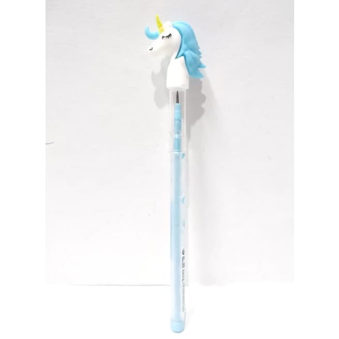 

Pensil Karakter Unicorn Alat Tulis Lucu Anak Perempuan Biru