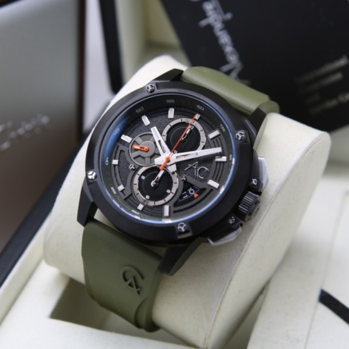 ALEXANDRE CHRISTIE AC 9602 BLACK GREEN AC9602 PRIA ORIGINAL,,RUBBER