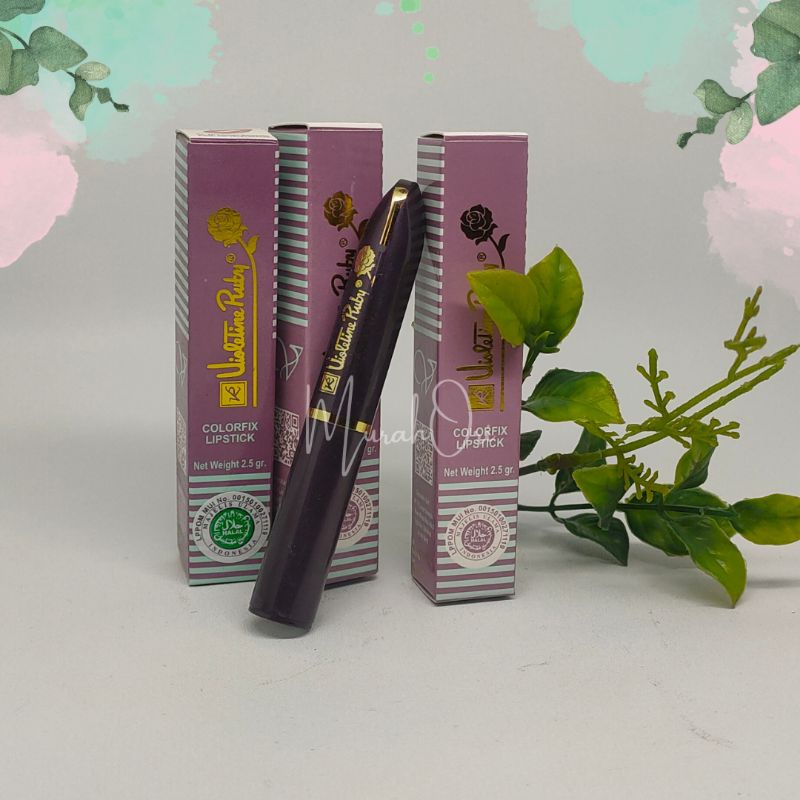 Violentine ruby lipstick