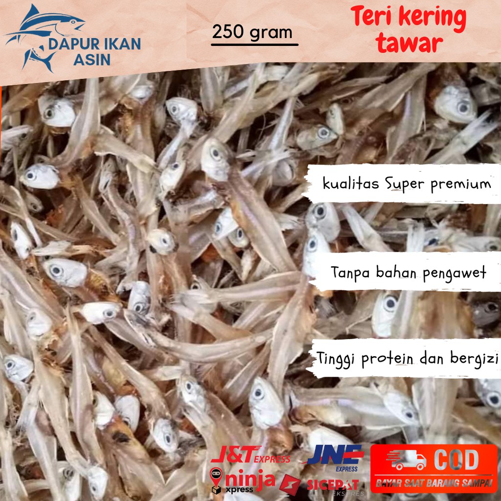 

Teri Tawar Kering (TIDAK ASIN) 250 gr