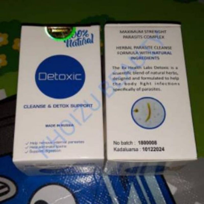 DETOXIC ASLI OBAT DETOXIC ORIGINAL SUPLEMEN ANTI PARASIT HERBAL OBAT PEMBASMI PARASIT AMPUH MANJUR