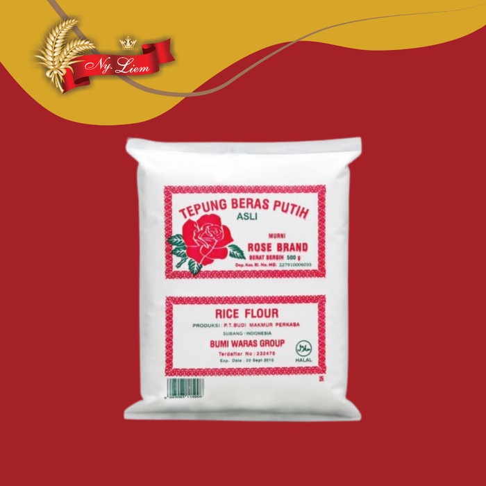 

Ketan-Beras-Tepung- Rose Brand Tepung Beras Putih 500 Gram -Tepung-Beras-Ketan.