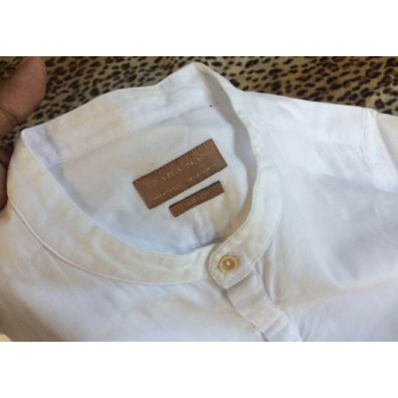 kemeja linen zara man