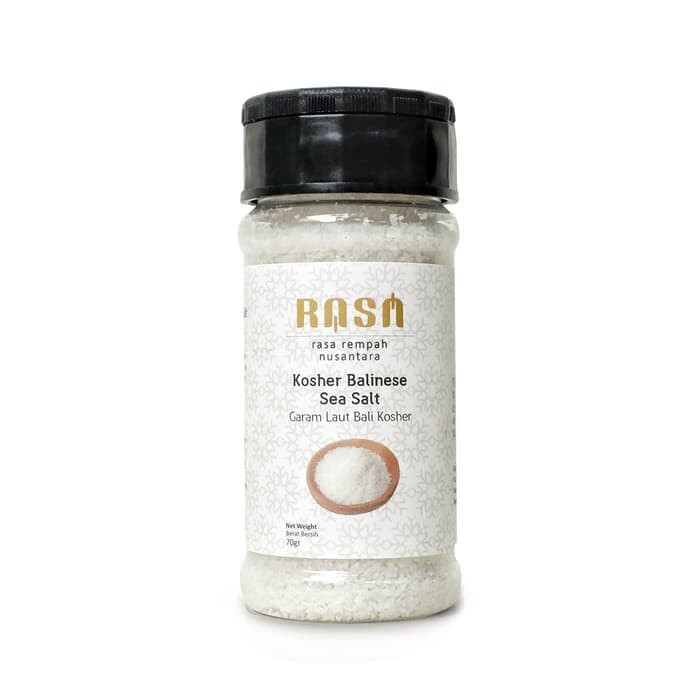 

Order Langsung Rasa Kosher Balinese Sea Salt - Garam Laut Bali Kosher 70gr Diskon