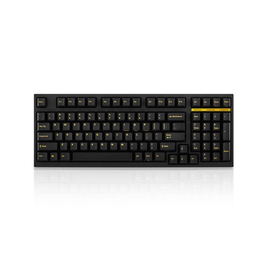 Leopold FC980M Dark YellowPD Double Shot PBT Mechanical Keyboard