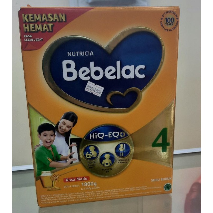 Bebelac 4 Rasa Madu 1800 G Shopee Indonesia