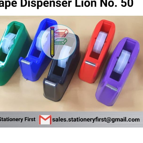 

➢ Tape Dispenser Tempat Pemotong Isolasi Besar Kecil Lion No. 50 ֍