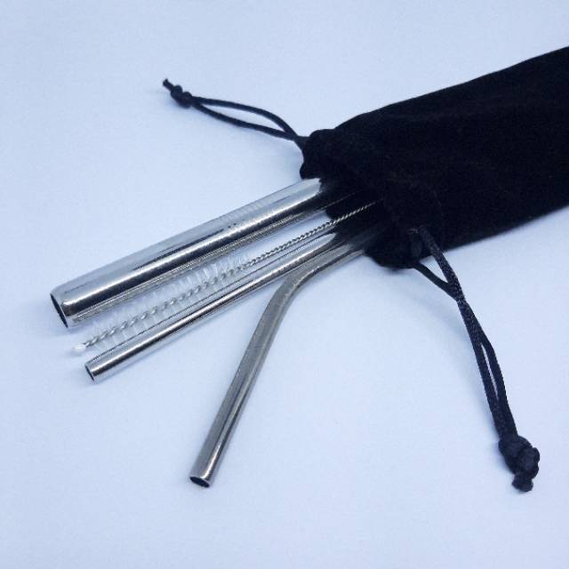 Sedotan stainless Steel Straw Reusable