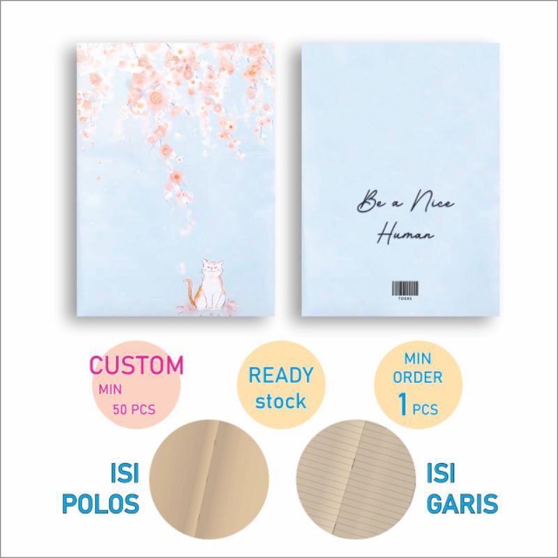 

NOTEBOOK JOURNAL A5 STAPLES/ BUKU DIARY/ BUKU CATATAN SEKOLAH