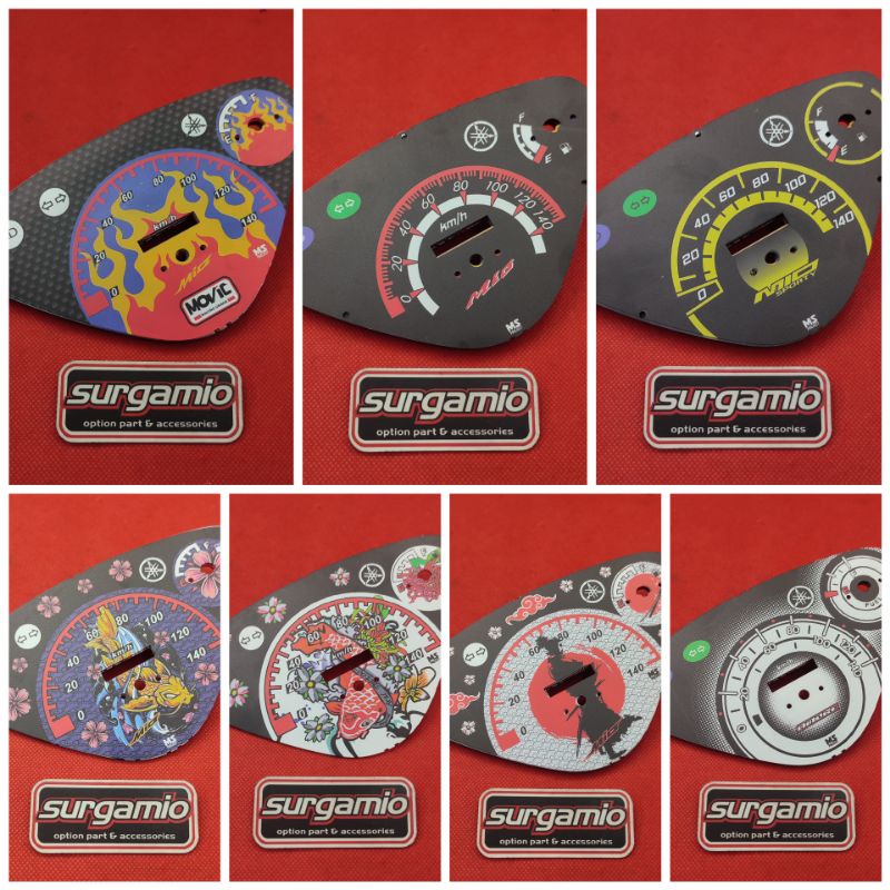 Papan speedometer mio sporty smile motif thailand